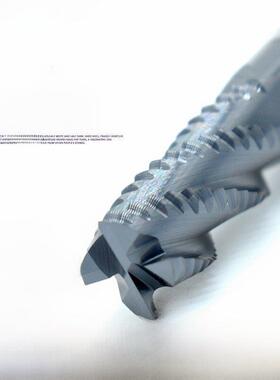 Jbf钨钢铣刀4刃55度合金粗削刀延长波纹波刀玉米刀粗加工4-20mm