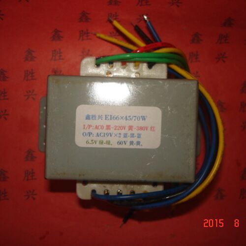电焊机变压器70W输入0-220V-380V输出19V2,60V,6.5V,适用TDA-28