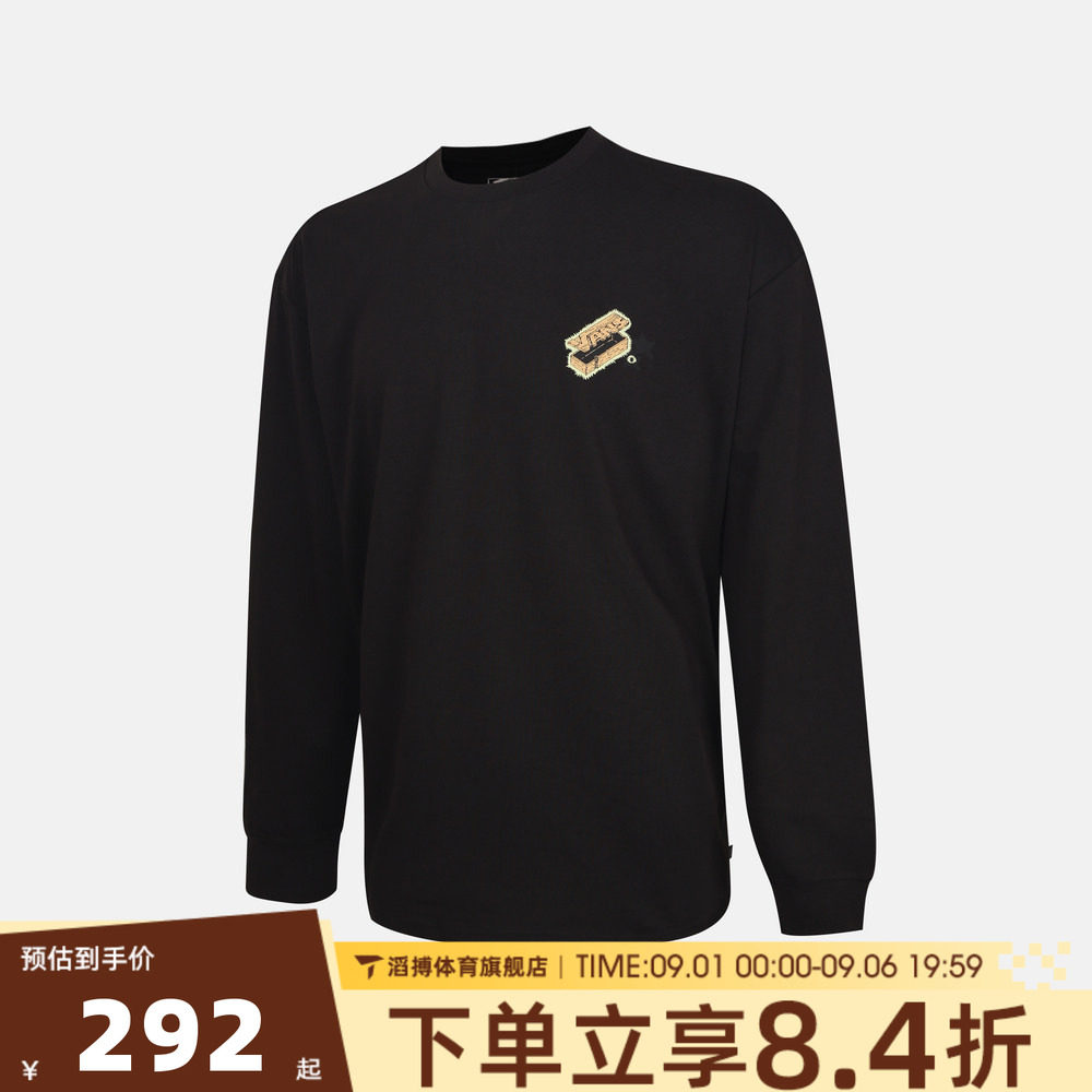 VANS范斯男子运动休闲长袖T恤VN000VNFBLK图片