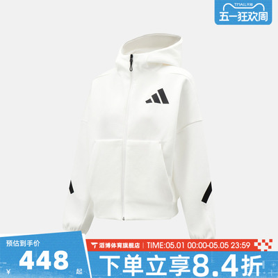 adidas阿迪达斯女子W Z.N.E. FZ运动健身夹克外套JE7849