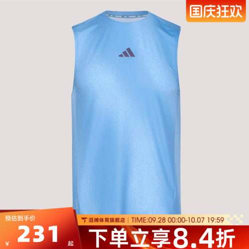 adidas阿迪达斯男子运动休闲无袖T恤KY5047 - 封面