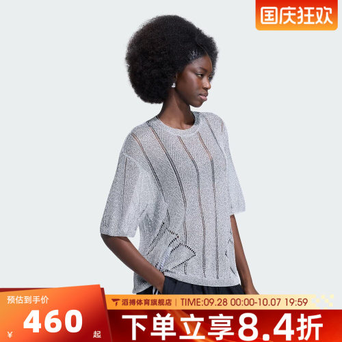 adidas阿迪达斯三叶草女子百搭时尚上衣运动休闲套头衫毛衣KZ5061