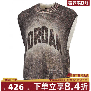 NIKE耐克女子ASWJFLTKNITVEST运动休闲套头衫毛衣HQ9191-045