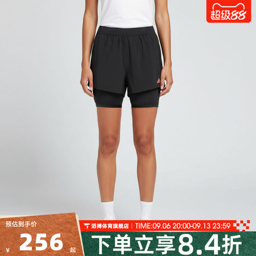 adidas阿迪达斯女子短裤夏季百搭外穿跑步健身运动休闲短裤KR5094