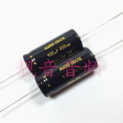 450V100UF/450V Jxcon金字发烧胆机 轴向卧式 高压电解电容 18X40