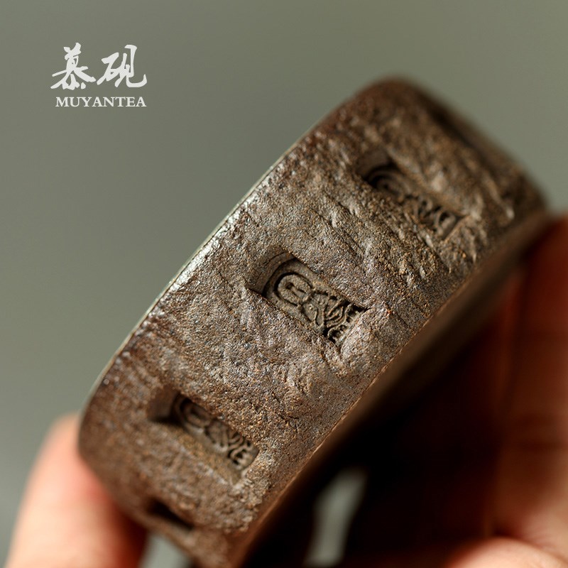 慕砚手作敦煌无相盖置创意琉璃实心盖托茶道功夫茶具紫砂壶盖碗架