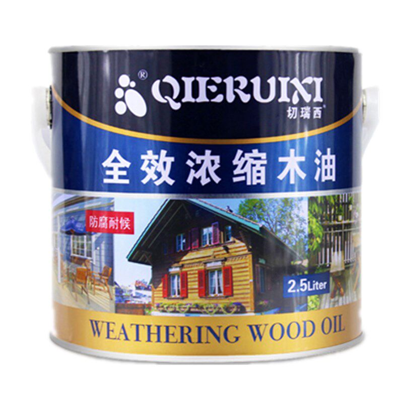切瑞西环保浓缩碳化木油漆户外耐候防水防晒翻新防腐木油室外专用