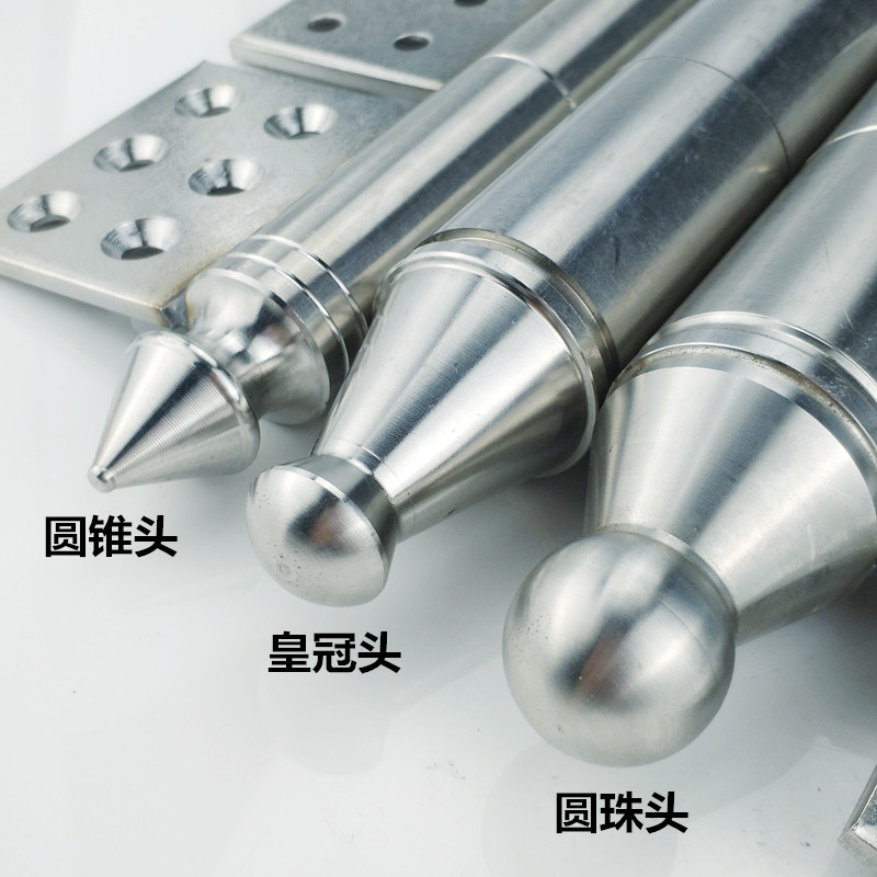 实心不锈钢合页旗型门铰重型铰链皇冠头 25/35/38mm 静音折页活页