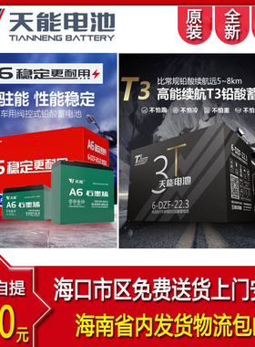 天能电池黑金电池铅酸电池原装天能真黑金电池48V60V72V20AH32AH