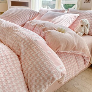 160x210被套单件229x230珊瑚绒冬季加绒180x200cm被罩定制