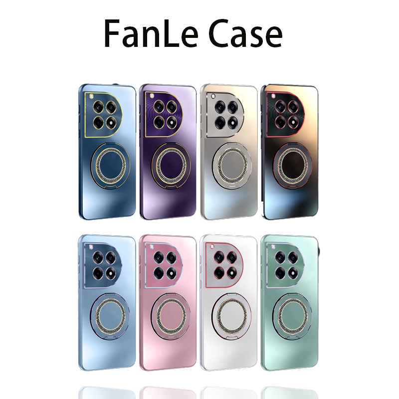 适用OnePlus 13手机壳新款一加支架蓝色磨砂12男士女全包防摔软边高级感一加Ace3pro外壳专用简约ace2保护套1