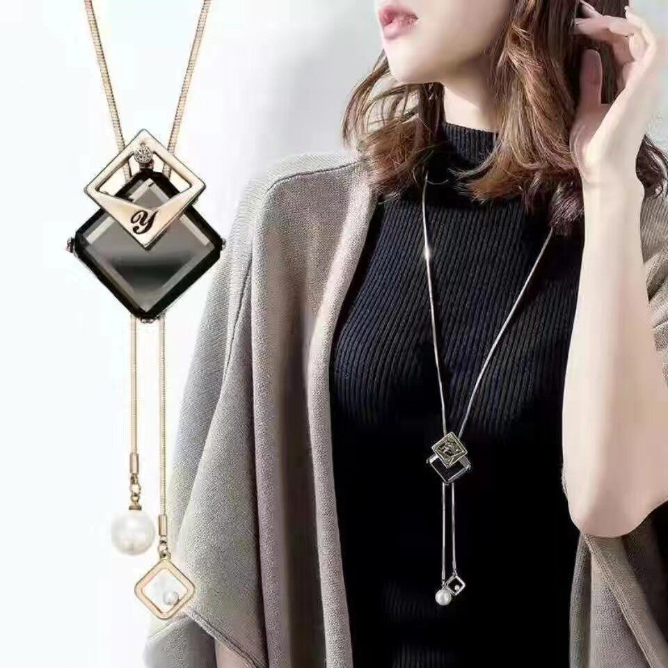 装饰项链女毛衣链衣服挂件配饰图片