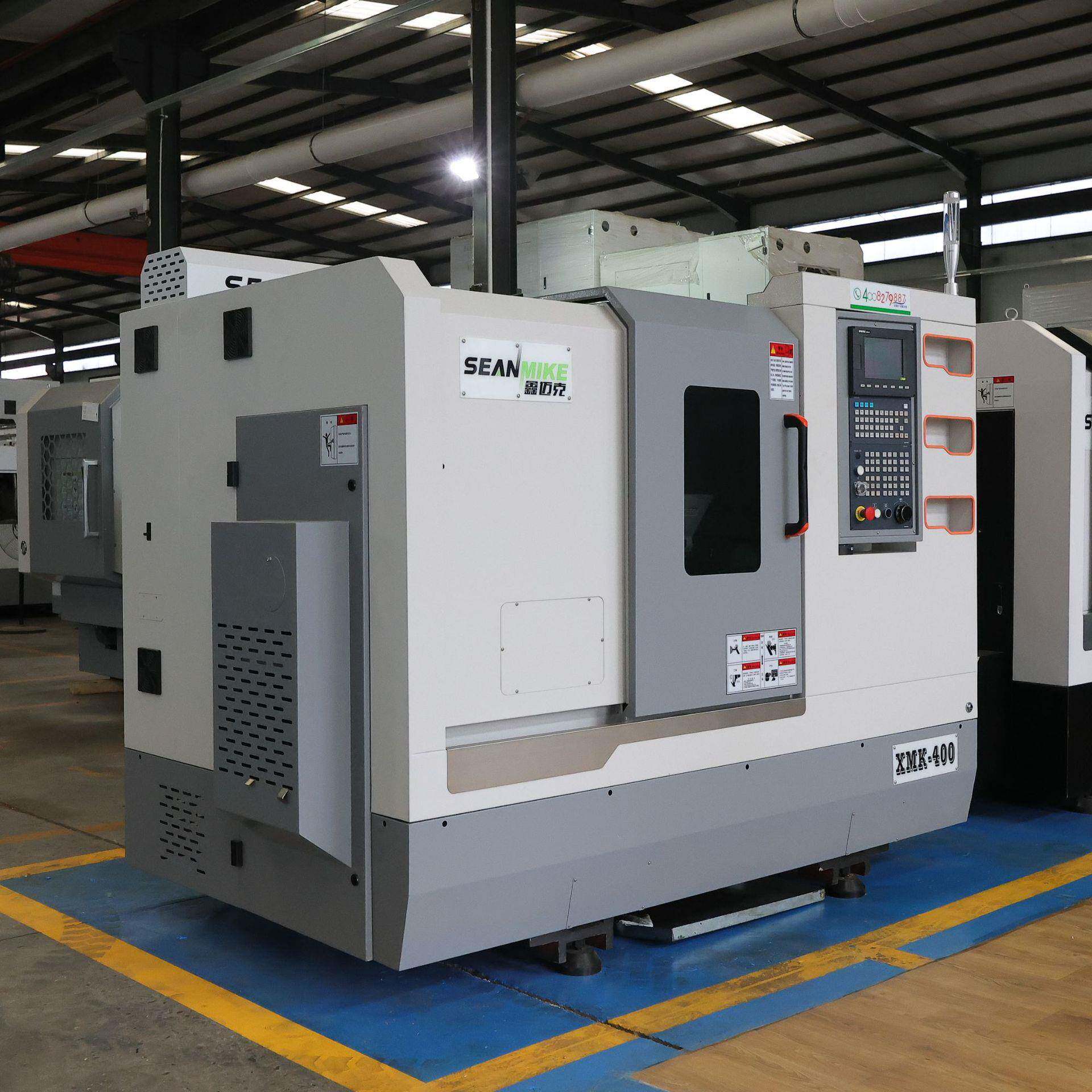 数控斜车机床高精度数控刀塔液压卡盘车铣复合机斜身数控系统可选