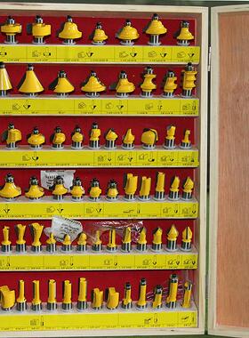 1/4 8MM 1/2 套装雕刻机修边机12支15支24支35支405070100支铣刀