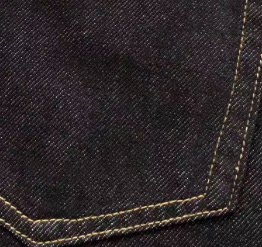 thumbnail for Pure in the front, under the back pocket, hollow touch the string, heterochromatic pressing, tricolor pants 77030652
