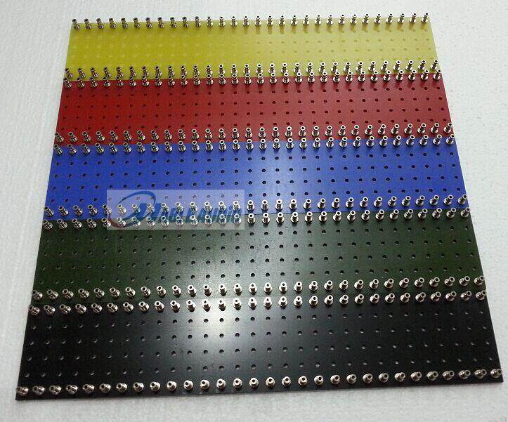 双排30位搭棚绝缘线路板HIFI胆机配件耐高温DIY搭棚架300X60X2mm