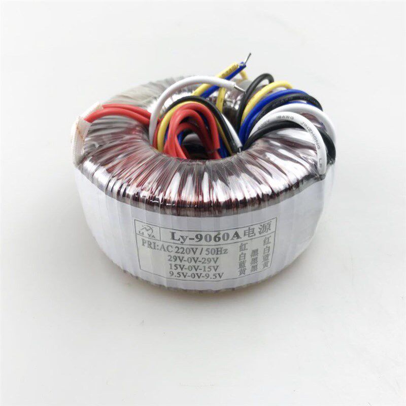 9060A电源功放变压器 220V转双29V 双15V 双9.5V 100W环形变压器