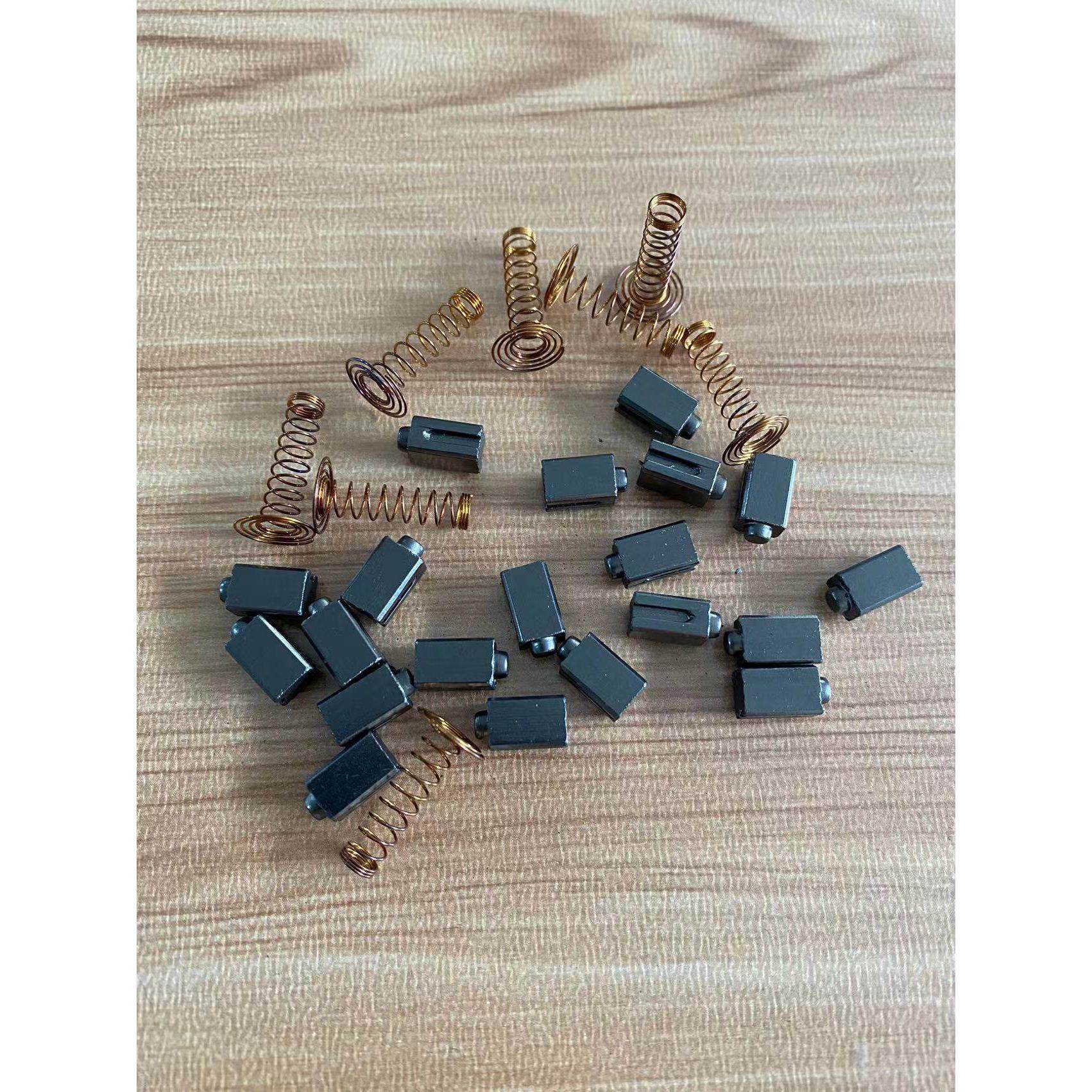 带卡槽式小电磨弹簧碳刷 小电磨碳刷 DS电磨碳刷