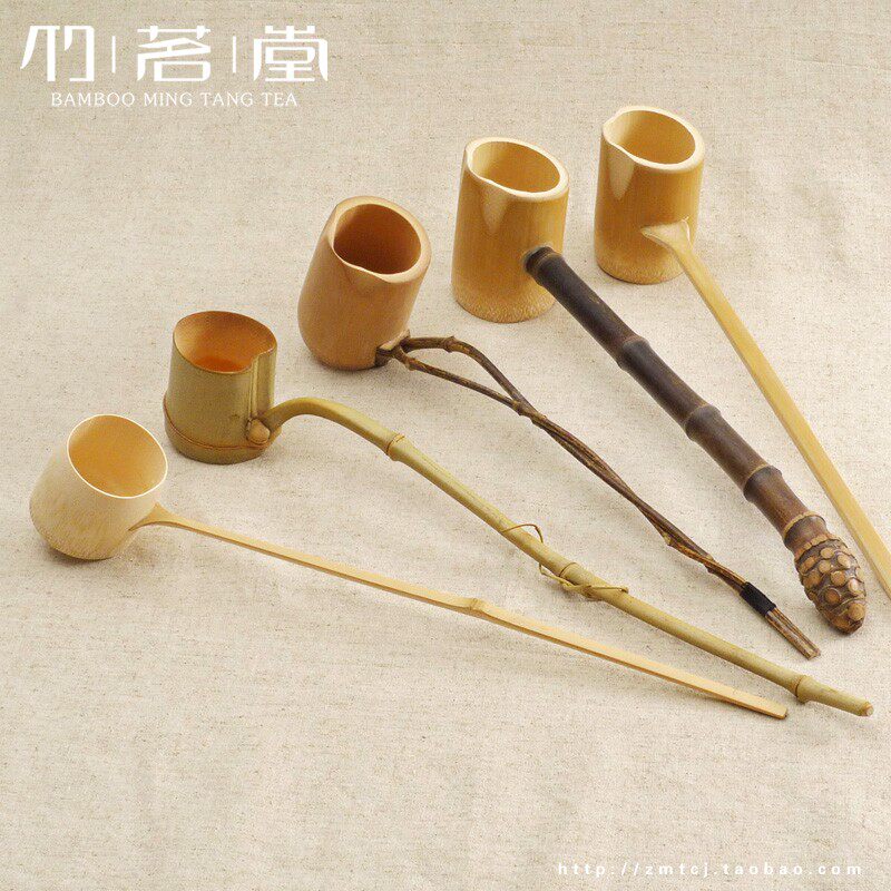 无漆酒舀勺竹酒吊子 环保水瓢打酒器水勺酒勺 打酒提勺茶道酒提子