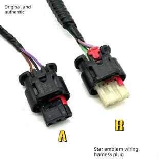 适用于长安CS75 CS95倒车雷达传感器前后杠雷达插头3PIN 原装拆车