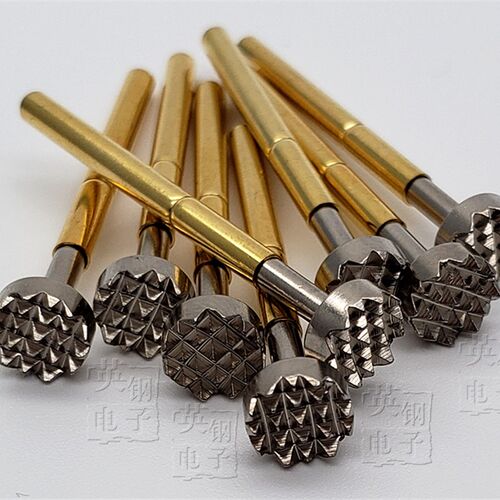 P156-H6(6MM)21齿弹簧针 大头密花爪齿测试针 34MM长特大头探针