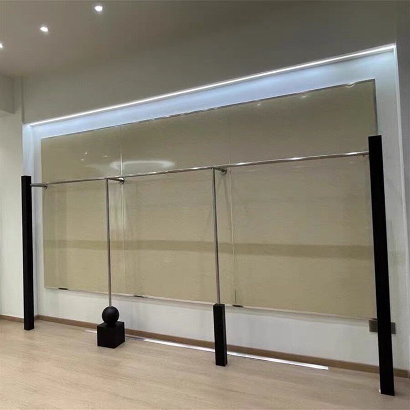 服装店上墙壁挂展示架不锈钢黑色挂衣架落地式衣服陈列架女装货架