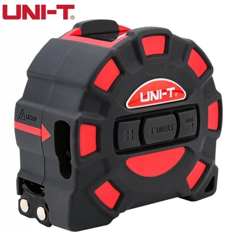 优利德UNI-TLM60T测距仪60M+卷尺5M二合一手持激光电子尺红外