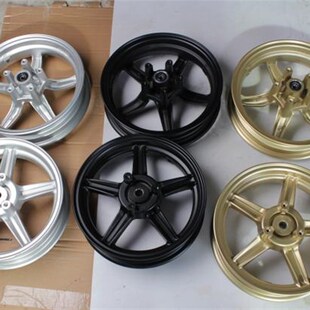 林海极光四代目原厂飞鹰三代目劲战BWS改装前轮毂12寸5孔后铝轮