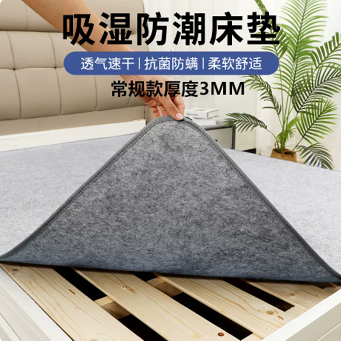 防潮垫床上用毛毡床垫学生宿舍单人床榻榻米防湿防霉褥子家用垫子
