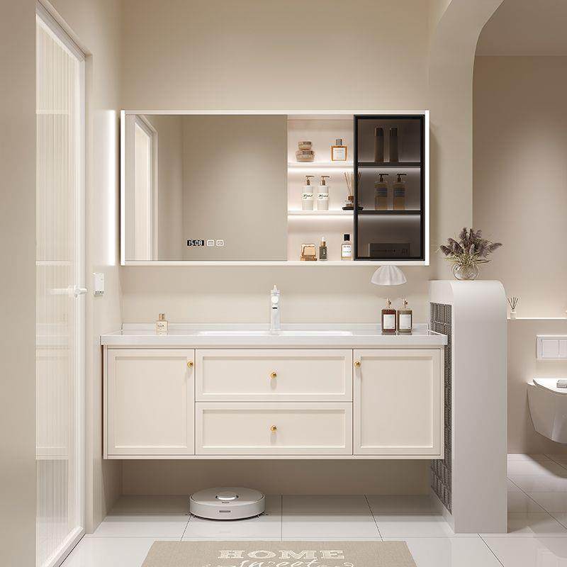 法式奶油风实木浴室柜组合陶瓷一体盆卫生间洗漱台洗手洗脸盆套装,家装主材,浴室柜,淘宝优惠券,粉丝福利购,淘宝优惠卷