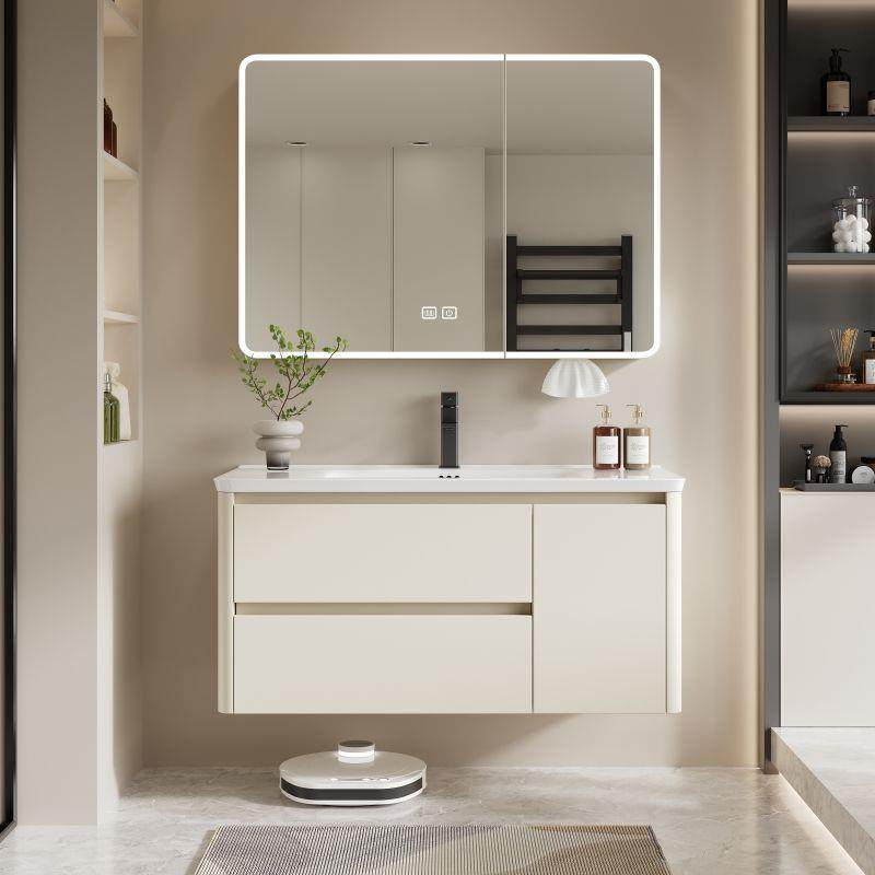 加厚蜂窝太空铝圆角弧形浴室柜组合一体陶瓷洗手盆洗脸池洗漱台盆,家装主材,浴室柜,淘宝优惠券,粉丝福利购,淘宝优惠卷