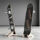 JumpSpot双翘路冲滑板雪板收纳实木展示架陈列架雪板底座坐式 支架