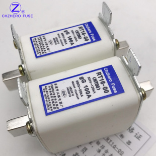 正熔熔断器NT00/RT16-00-60A63A65A70A75A80A90A熔芯500V/660V