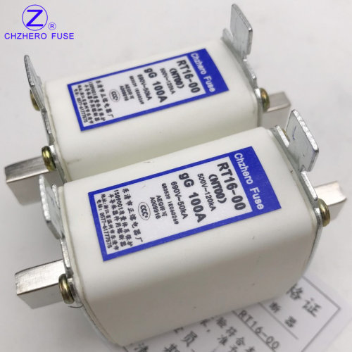 正熔熔断器NT00/RT16-00-60A63A65A70A75A80A90A熔芯500V/660V