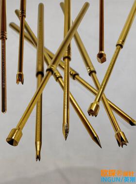 1.7加长头长行程100MIL英钢INGUN测试探针1.37*38.7弹簧针GKS135