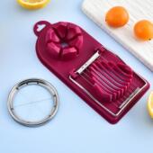 鸡蛋切片器家用不锈钢切蛋器二合一松花蛋切皮蛋切鸡蛋分割器