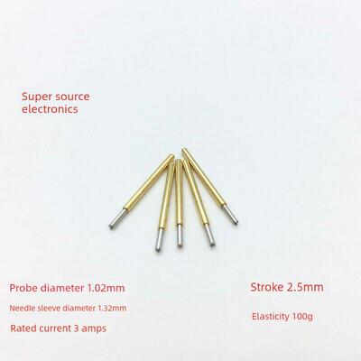 探针P75-A B D E H J Q2 Lm顶针1.0mm弹簧针架针夹具