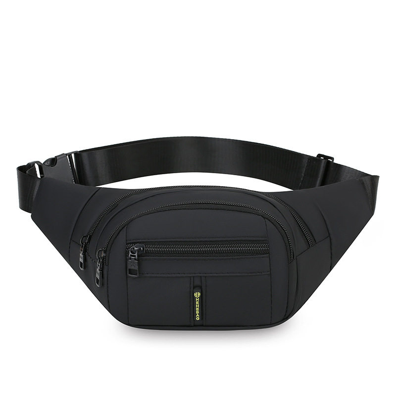 轻便多用途手机胸包简约牛津布男女腰包户外跑步运动挎包收银包
