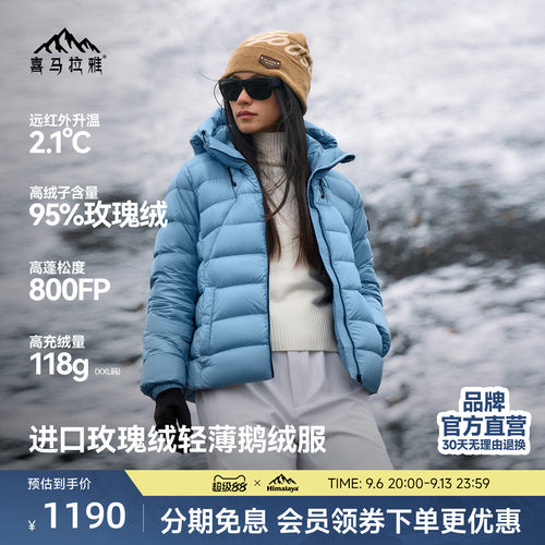 喜马拉雅冰雪鹅云塑62-LT羽绒服