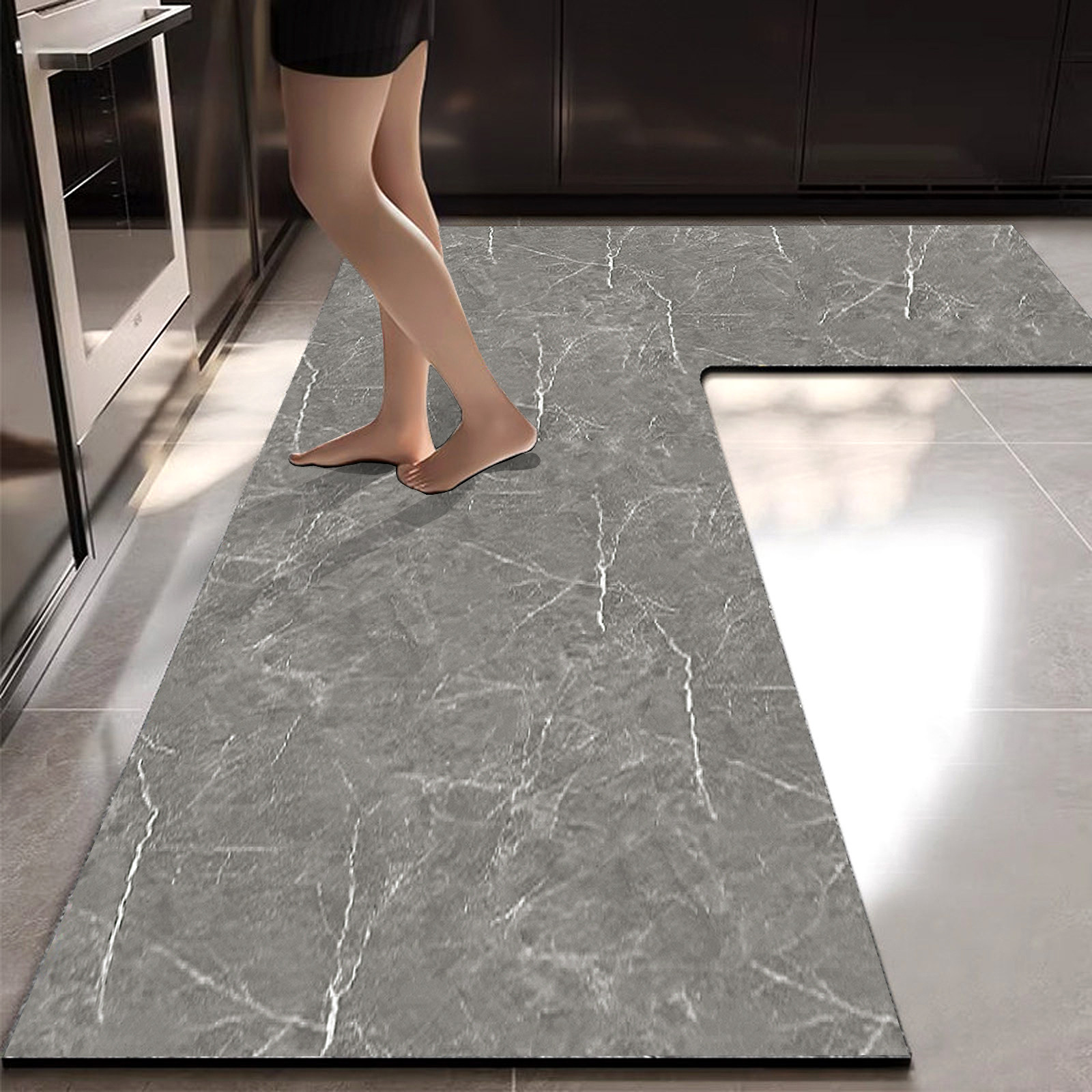 硅藻泥地垫 厨房脚垫防滑吸水防油免洗地毯布面防水垫子门口新款,居家布艺,厨房地垫,淘宝优惠券,粉丝福利购,淘宝优惠卷