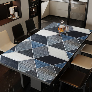 防水防油耐高温桌布PVC免洗可擦餐桌垫易打理茶几台布书桌垫加厚