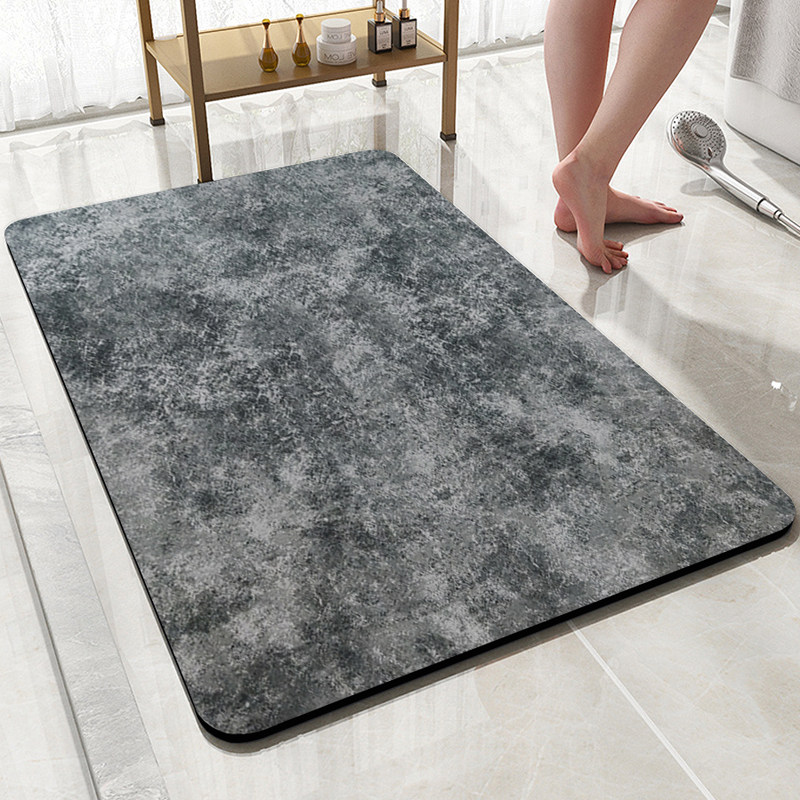 浴室地垫吸水防滑硅藻泥卫生间洗澡间加厚门口速干脚垫入户门垫大