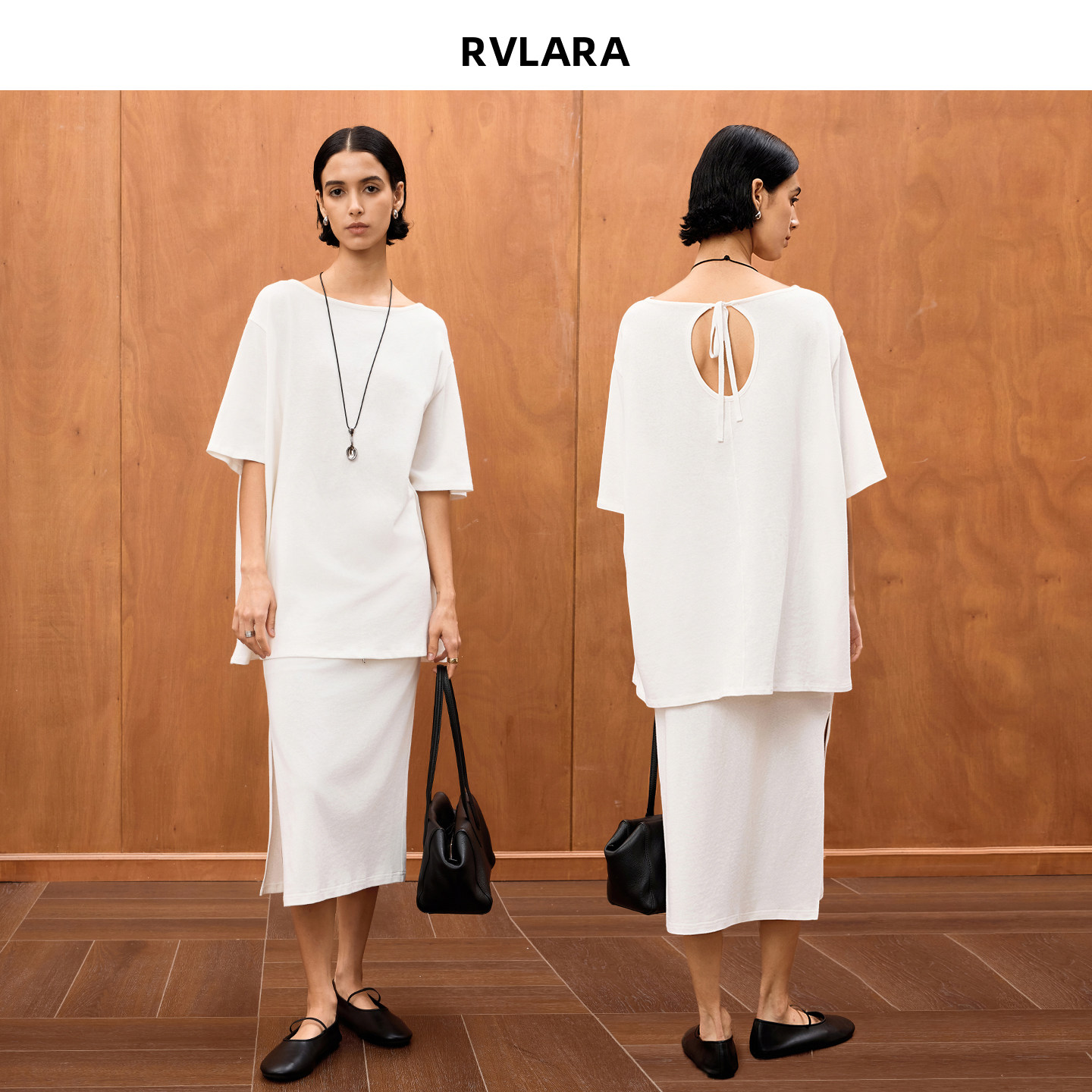RVLARA雪花肌理感套装宽松时尚套装