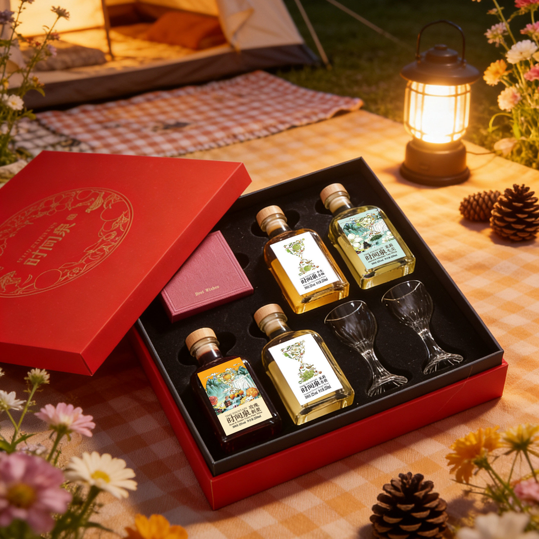 时间泉人生四季果酒礼盒