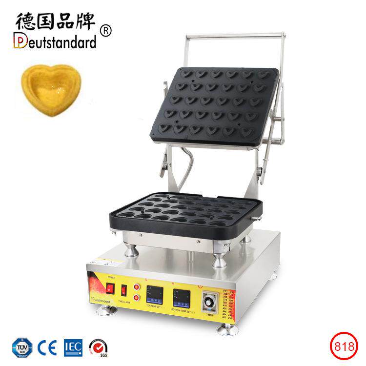 流心芝士蛋挞机心形曲奇华夫饼商用爱心模型蛋挞托盘烘培设备818