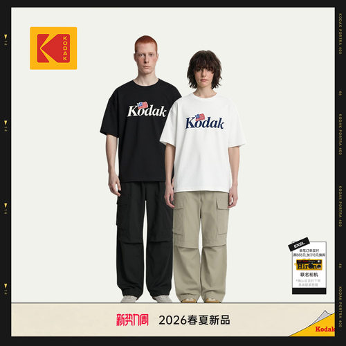 GoldMomentLogo柯达短袖T恤