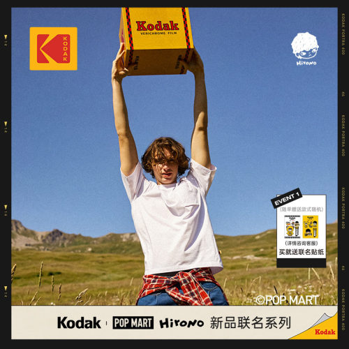 【KODAK×Hirono】印花T恤