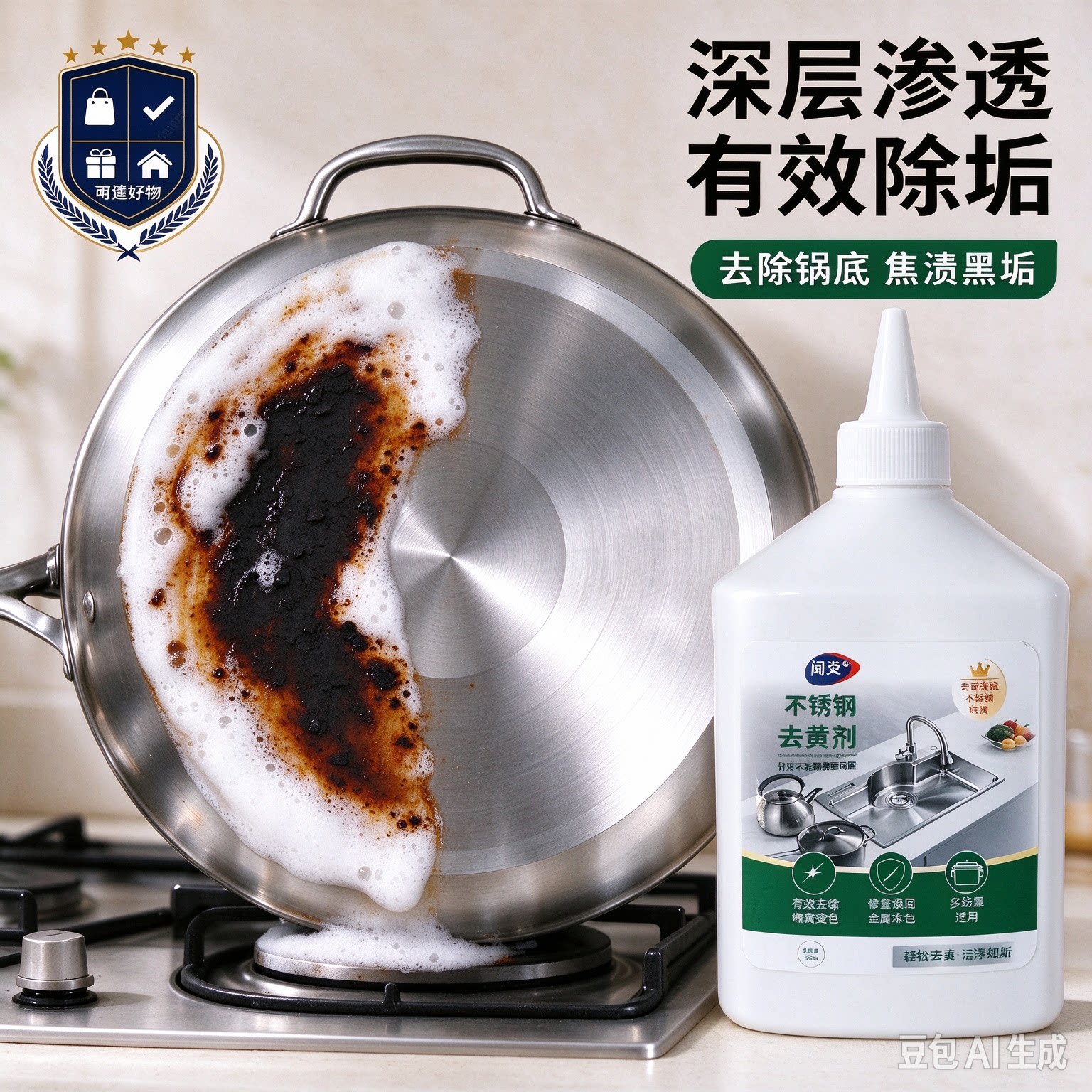 【拍一发三】不锈钢去黄剂专研表面烧黄氧化变色轻松去黄精选CX2