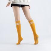 双杠款 中筒瑜伽袜经典 学院风运动普拉提袜简约轻奢风 新品 2022秋季