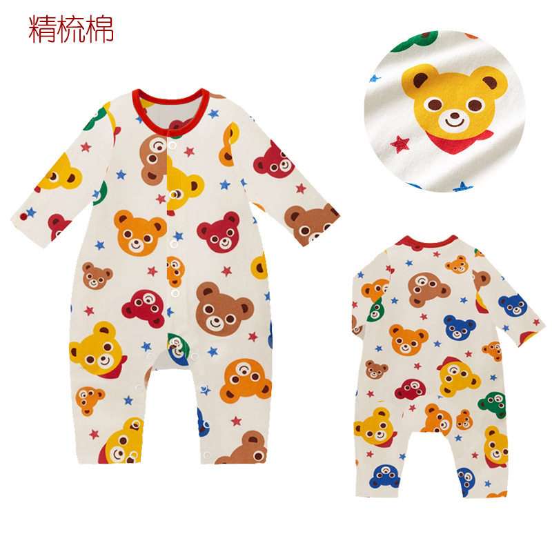 爬爬服日系miki童装卡通可爱连身衣/爬服/哈衣